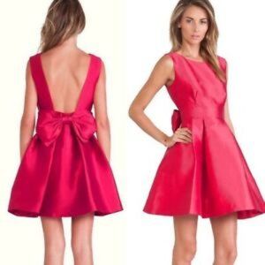 Kate Spade Pink Cocktail Dress with Bow on Back - sz 6